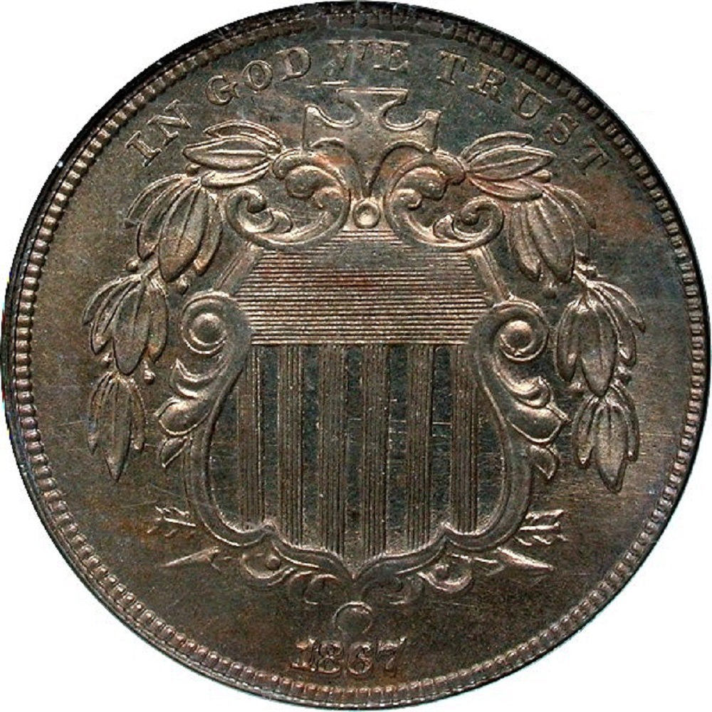 1867-5c-Shield-Nickel-With-Rays-#8